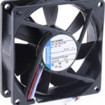 8009611942 8412 N/2GMLE-257, 8400 N Series Axial Fan, 12 V dc, DC Operation, 45m³/h, 900mW, 80 x 80 x 25mm Hirschmann
