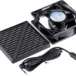8009657852 4850N-KR1, 4000 N Series Axial Fan Kit, 230 V ac, AC Operation, 100m³/h, 10W, 119 x 119 x 38mm Hirschmann