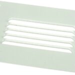 8009693830 2541235, Grey Steel Vent Grille, Parallel Slat, 110 x 160mm Hirschmann