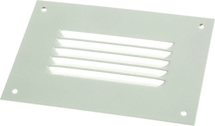 8009693830 2541235, Grey Steel Vent Grille, Parallel Slat, 110 x 160mm Hirschmann — изображение 2