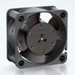 8009100913 414, 400 Series Axial Fan, 24 V dc, DC Operation, 10m³/h, 1W, 42mA Max, IP20, 40 x 40 x 20mm Hirschmann