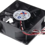 8009482495 FD1290-A3151G2AL, CeraDyna Series Axial Fan, 12 V dc, DC Operation, 195m³/h, 15W, 1.25A Max, 92 x 92 x 38mm Hirschmann