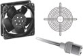 8009695681 4606N-KR0, 4000 N Series Axial Fan Kit, 115 V ac, AC Operation, 180m³/h, 18W, 119 x 119 x 38mm Hirschmann