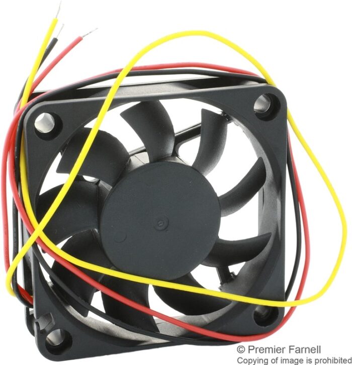 8000198331 MC002105, DC Axial Fan, 12 V, Square, 40 mm, 20 mm, Sleeve Bearing, 9.4 CFM Hirschmann — изображение 2