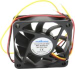 8000181905 MC002103, DC Axial Fan, 12 V, Square, 60 mm, 15 mm, Hydro Wave Bearing, 18.6 CFM Hirschmann