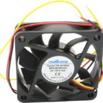 8000181905 MC002103, DC Axial Fan, 12 V, Square, 60 mm, 15 mm, Hydro Wave Bearing, 18.6 CFM Hirschmann