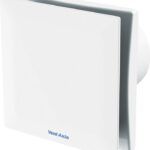 8014883875 479088 VASF100 Square Extractor Fan, Ventilation, 12dB, Silent, Duct Size 100mm Hirschmann