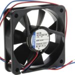 8009102091 612FH, 600 F Series Axial Fan, 12 V dc, DC Operation, 33m³/h, 1.4W, 117mA Max, 60 x 60 x 15mm Hirschmann