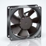 8009274847 8414NH, 8400 N Series Axial Fan, 24 V dc, DC Operation, 79m³/h, 2.4W, 100mA Max, IP20, 80 x 80 x 25mm Hirschmann