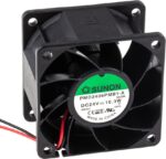 8005941320 PMD2406PMB1-A.(2).GN, Fan Tubeaxial 24VDC Square - 60mm L x 60mm H Ball 56.5 CFM (1.58m³/min) 2 Wire Leads Hirschmann — изображение 8
