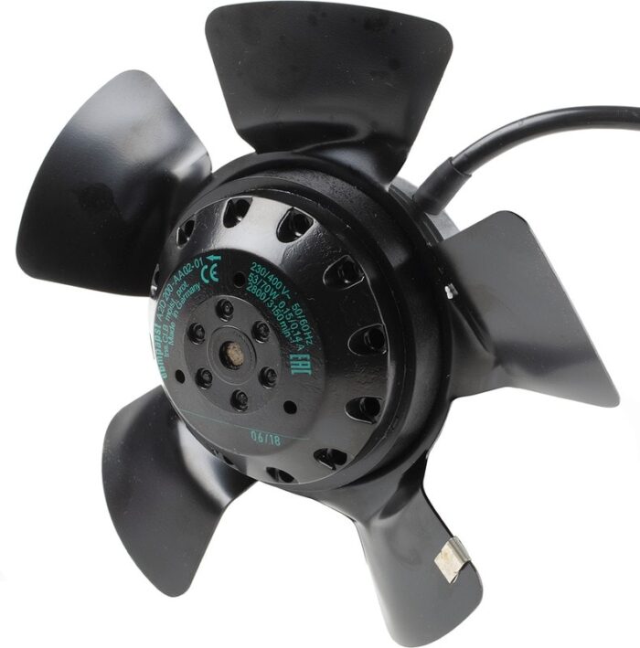 8006069786 A2D200-AA02-01, Fan Tubeaxial, 3 Phase 230/400VAC Round - 195mm Dia Ball Hirschmann — изображение 2
