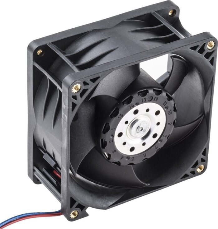 8002720558 8214JN-RS0, 8200 J Series Axial Fan, 24 V dc, DC Operation, 132m³/h, 11W, 80 x 80 x 38mm Hirschmann — изображение 2