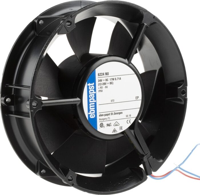 8035598536 Вентилятор Ebmpapst 6224NU DC 24V 17W 0.71A 172X51 круг () Hirschmann — изображение 6