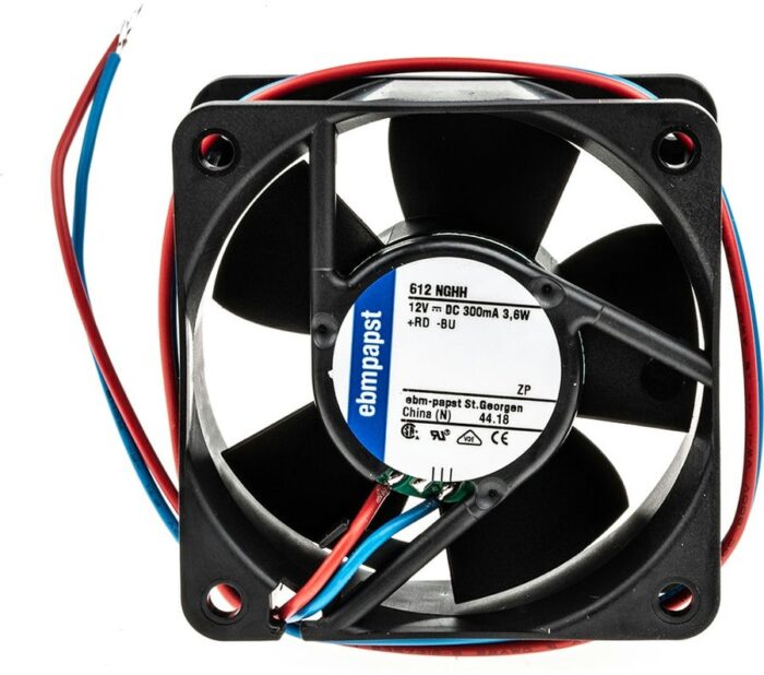 8025986436 Вентилятор Ebmpapst 612NGHH 12V 300mA 60x25 2pin () Hirschmann — изображение 4