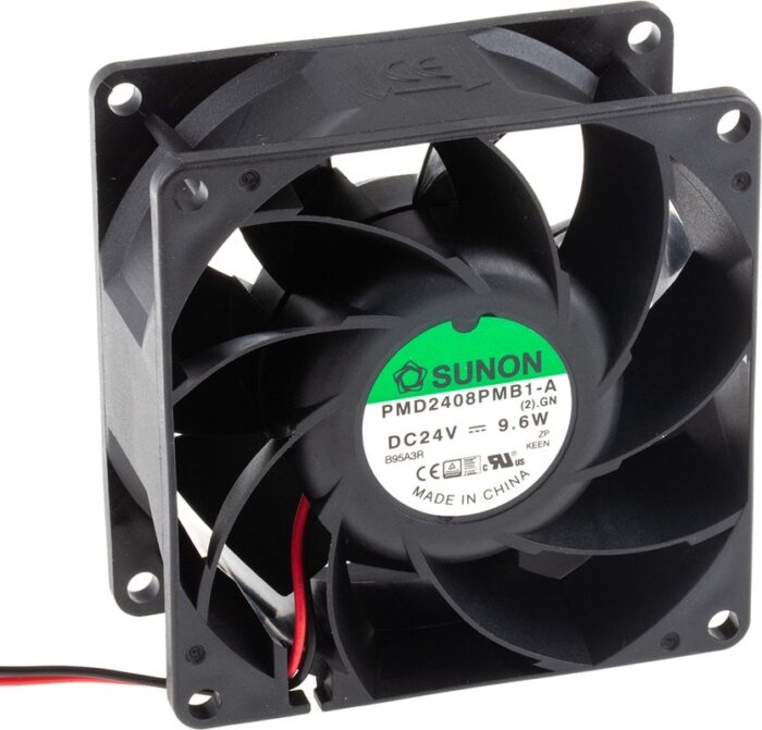 8002759025 PMD2408PMB1-A (2).GN, Вентилятор осевой, 24В DC, 80x80x38мм, подшипник качения, 143куб.м/ч, 55дБА Hirschmann — изображение 9