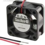 8005994384 109P0424H359, Fan Tubeaxial 24VDC Square - 40mm L x 40mm H Ball 2 Position Rectangular Connector Hirschmann