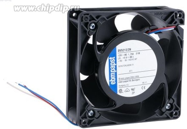 doc021779942 8035597923 Вентилятор Ebmpapst DV5212/2N 12V 21W 127х38 3pin () Hirschmann — изображение 1