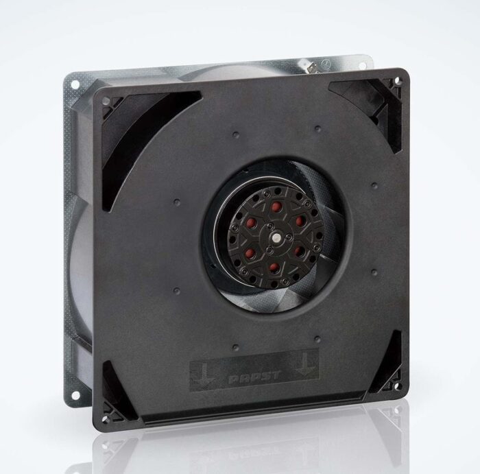 8004985878 RG160-28/56S, Blowers & Centrifugal Fans AC Radial Blower, 220x220x56mm, 230VAC, 118.9CFM, 47W, 2750RPM, Ball, FlatPak Hirschmann — изображение 3