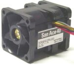8005415321 9CRA0412P4K03, DC Fans DC Axial Fan, 40x40x48mm, 12VDC, Counter Rotating, Tachometer, PWM Hirschmann — изображение 3