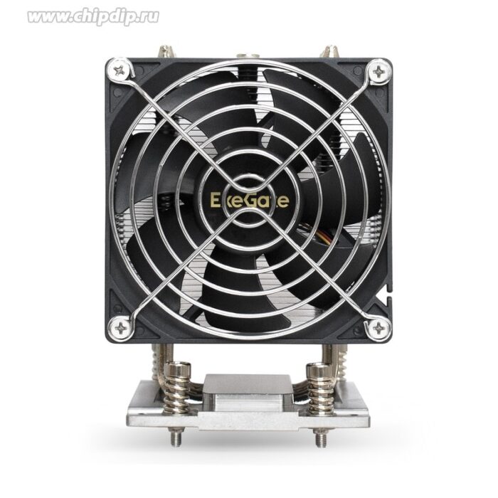 8015946671 EX293437RUS, Кулер ExeGate ESNK-P0064AP4. PWM.4U.SP3.Cu (Al+Cu, 4U, 5 тепл. трубок, LGA SP3, TDP 280W, PWM, 1900-3800RPM, 2 ball bearing, 4p Hirschmann — изображение 2