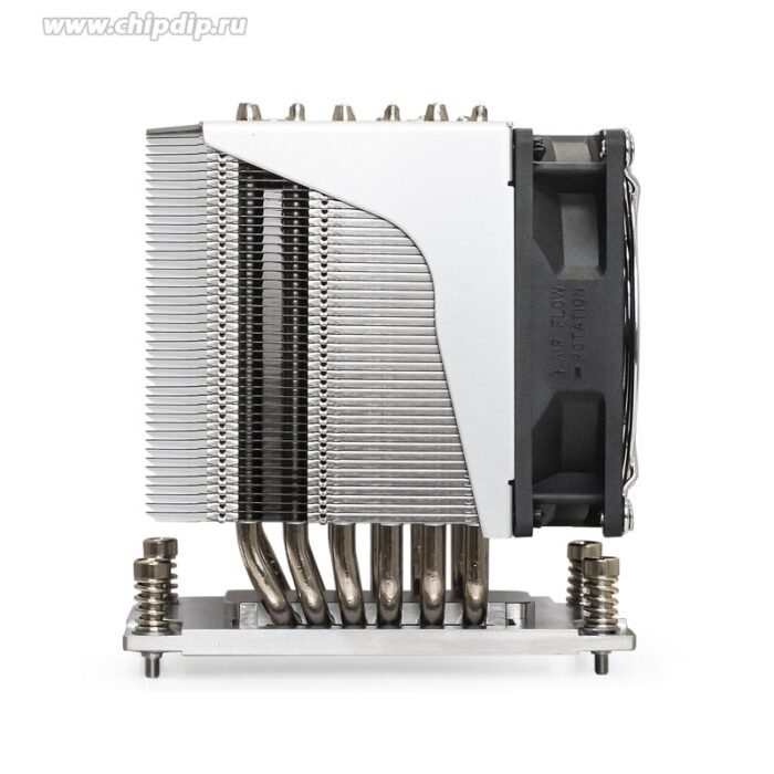 8015946671 EX293437RUS, Кулер ExeGate ESNK-P0064AP4. PWM.4U.SP3.Cu (Al+Cu, 4U, 5 тепл. трубок, LGA SP3, TDP 280W, PWM, 1900-3800RPM, 2 ball bearing, 4p Hirschmann — изображение 4