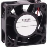 8033849859 06025VG-24Q-ZT-A0, Fan Tubeaxial 24VDC Square - 60mm L x 60mm H Ball 38.4 CFM (1.08m³/min) 3 Wire Leads Hirschmann