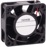 8033849859 06025VG-24Q-ZT-A0, Fan Tubeaxial 24VDC Square - 60mm L x 60mm H Ball 38.4 CFM (1.08m³/min) 3 Wire Leads Hirschmann
