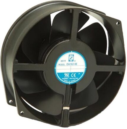 8016028254 OA162-5E-230WB24, AC Axial Fan, 230V, Circular, 172 mm, 55 mm, Ball Bearing, 230 CFM Hirschmann