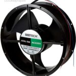 8000091332 G2509HA2BL-C, (246*246*89 220V), Вентилятор 220В AC, 2500об/мин. 13.5м3/мин, 246х246х89мм, 3 лопасти, подшипник качения, тип вывода - провод Hirschmann
