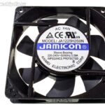 8000729136 JA1225H2S0N-T, (120*120*25 220V), Вентилятор 220В AC, 2200об/мин., 1.73м3/мин, 120х120х25мм, подшипник скольжения, тип вывода -терминал Hirschmann
