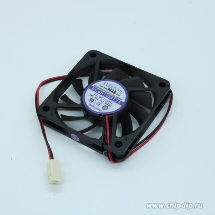 8002937757 EC6010M12EL, (60*60*10 12V 1.92W/0.16A), Вентилятор 12В, 60х60x10мм V 4000 об/мин, самосмазывающийся подшипник. 1.92W/0.16A Hirschmann