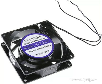 8002940281 EC9225H24B, (92*92*25 24V), Вентилятор 24В, 92х92х25мм, подшипник качения, 2600 об/мин Hirschmann