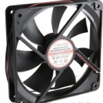 8002940289 EC12025H12SA, (120*120*25 12V), Вентилятор 12В, 120х120х25мм, 162.49 м3/час, 43.6dB, подшипник скольжения, 2600 об/мин Hirschmann