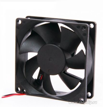 8004072750 EC8025H12B, (80*80*25 12V), Вентилятор 12В, 80х80х25мм, подшипник качения, 3000 об/мин Hirschmann