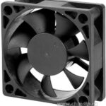 8002946129 EC6020H12S, (60*60*20 12V), Вентилятор 12В, 60х60х20мм,V 5000 об/мин, подшипник скольжения Hirschmann