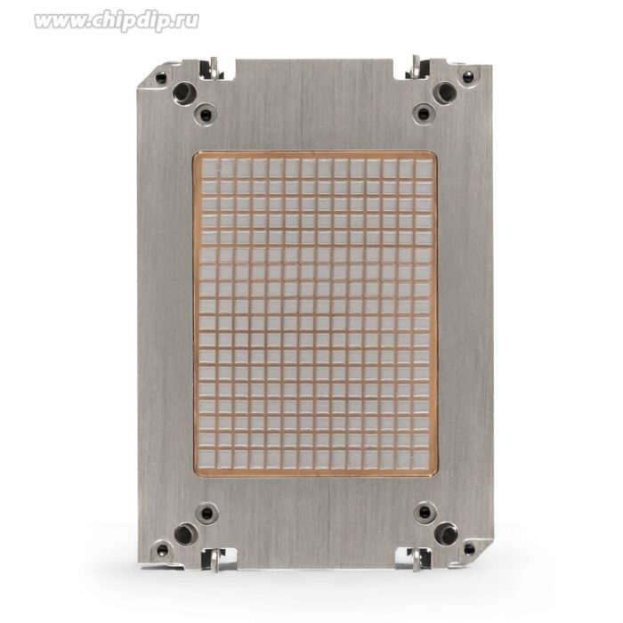 8015946679 EX293450RUS, Радиатор для процессора ExeGate ESNK-P0077P.1U.4189.Cu (Al+Cu, 1U, 3 тепл. трубки, LGA 4189, TDP 205W, 240г, на защелках, с тер Hirschmann — изображение 4