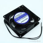 8008959851 EC9225A2HBL, (92*92*25 220V), Вентилятор 220В AC, 2500об/мин., 92х92х25мм, 64.22м3/час, 35дБ, подшипник качения, тип вывода - провод Hirschmann