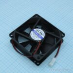 8845078329 JF0825B1H-R, вентилятор 12В 80х80х25мм подшипник качения 3000об/мин Hirschmann — изображение 7