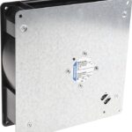 8005924801 RG160-28/14NU, Fan Blower, Centrifugal 24VDC Square - 220mm L x 220mm H Ball 123.0 CFM (3.44m³/min) 2 Wire Leads Hirschmann