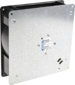8005924801 RG160-28/14NU, Fan Blower, Centrifugal 24VDC Square - 220mm L x 220mm H Ball 123.0 CFM (3.44m³/min) 2 Wire Leads Hirschmann