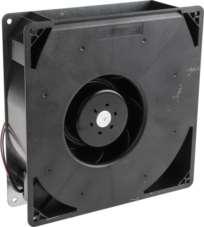 8005924801 RG160-28/14NU, Fan Blower, Centrifugal 24VDC Square - 220mm L x 220mm H Ball 123.0 CFM (3.44m³/min) 2 Wire Leads Hirschmann — изображение 4