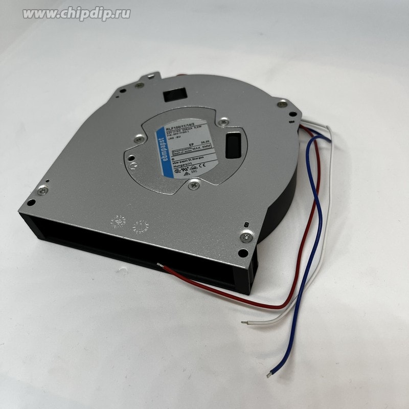 doc022788187 8015739723 Вентилятор Ebmpapst RLF100/11/14/2 DC 24V 335mA 8.0W 127x127x25 улитка 3pin Hirschmann — изображение 1