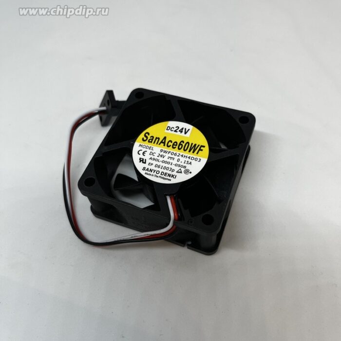 8007682106 Вентилятор Sanyo Denki San Ace 60WF 9WF0624H4D03 (Fanuc A90L-0001-0508) 60x25мм 24V 3.6W 0.15A OEM Hirschmann — изображение 2