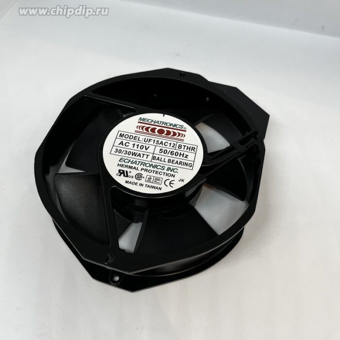 8017126438 Вентилятор Mechatronics UF15AC12 -BTHR 115/110V 50/60Hz 30/30W 172X150X38 Клемма () Hirschmann — изображение 2