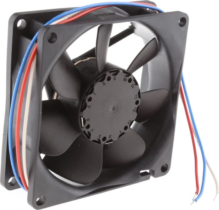 8023297935 8414N/2GL,DC Axial Fan, 24 V, Square, 80 mm, 25 mm, Sleeve Bearing, 19.4 CFM Hirschmann — изображение 6