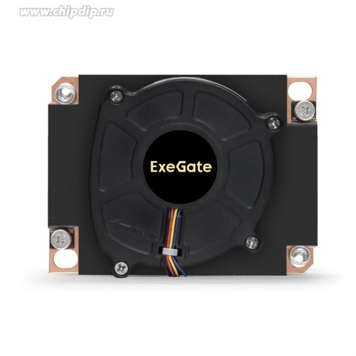 8016500943 EX293438RUS, Кулер ExeGate ESNK-P0067APS4. PWM.1U.3647.Cu (радиальный (улитка), медный, 1U, LGA3647, Narrow, TDP 165W, Fan 80mm, PWM, 1500-6 Hirschmann — изображение 4