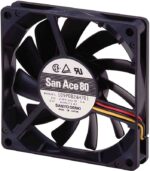 8013282462 Вентилятор Sanyo Denki San Ace 80 109P0812M702 12V DC 0.09A 80X15 2pin Hirschmann — изображение 3