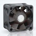 8006181277 424JN, Fan Tubeaxial 24VDC Square - 40mm L x 40mm H Ball 18.3 CFM (0.512m³/min) 2 Wire Leads Hirschmann
