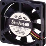 8016680040 109P0624W602, 109P Series Axial Fan, 24 V dc, DC Operation, 8, 14cfm, 1.68W, 70mA Max, 60 x 60 x 20mm Hirschmann