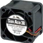 8049571582 Вентилятор Sanyo Denki San Ace 38 9GA0312P3J001 12V DC 0.52A 38X28 4pin Hirschmann